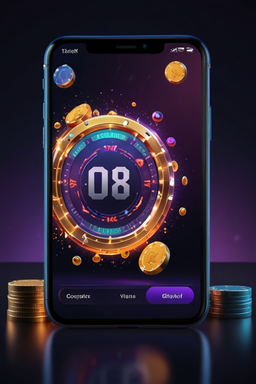 Bloody Slots app on a smartphone